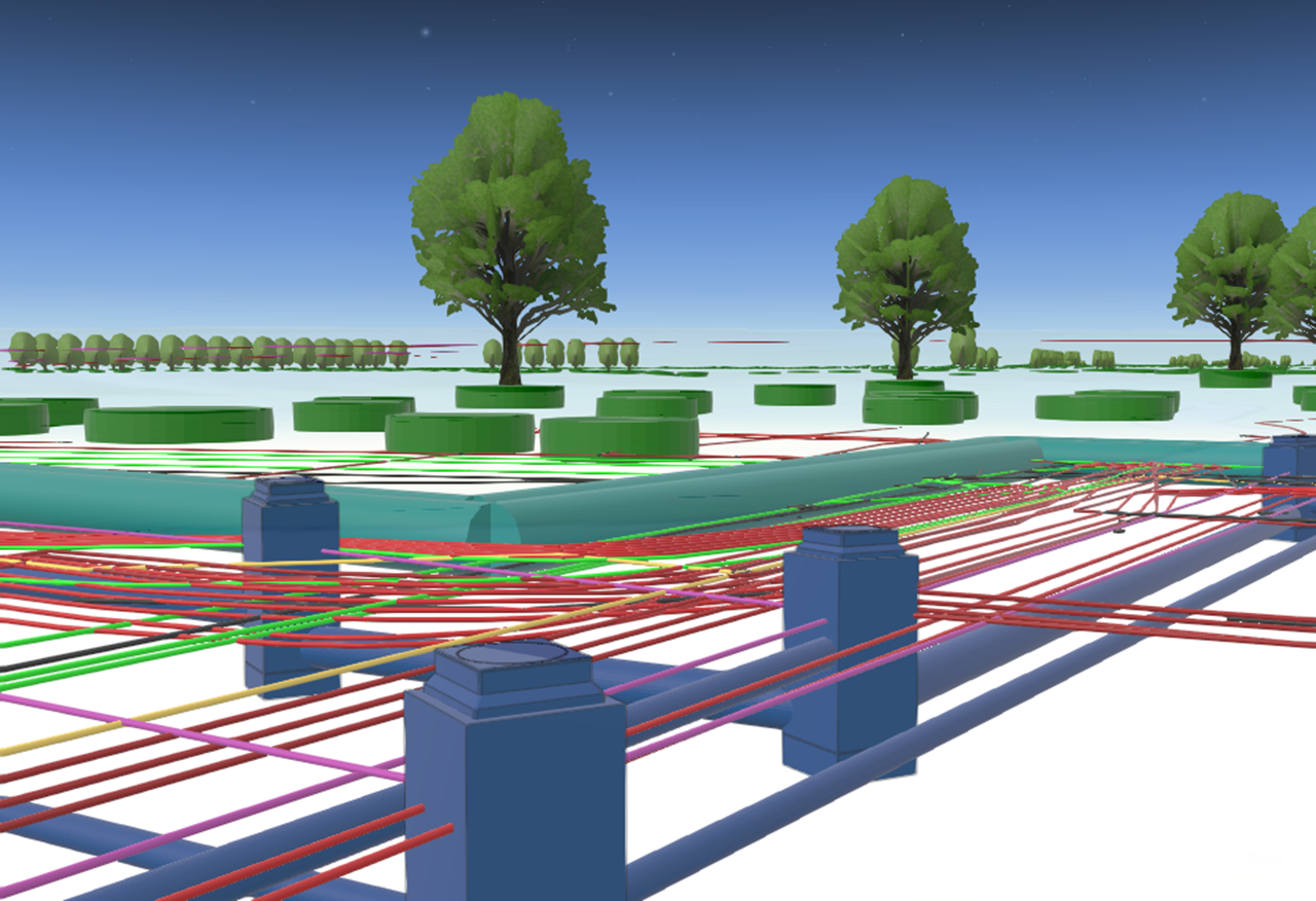 Digital Twin Bomen Bovenaf